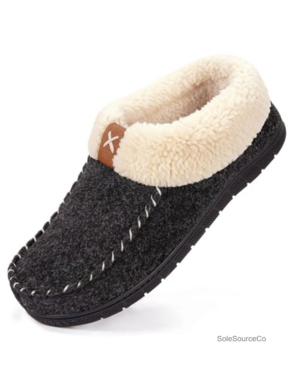 Women's Cozy Memory Foam Mocc Anti-Skid Fleece Lined House Shoes